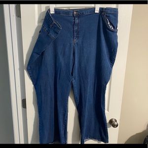 Stone wash jeans 38W stretchy